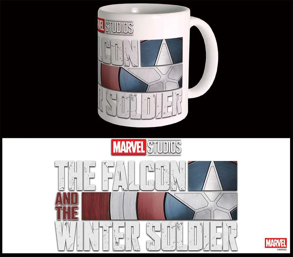 Mug falcon and winter soldier logo